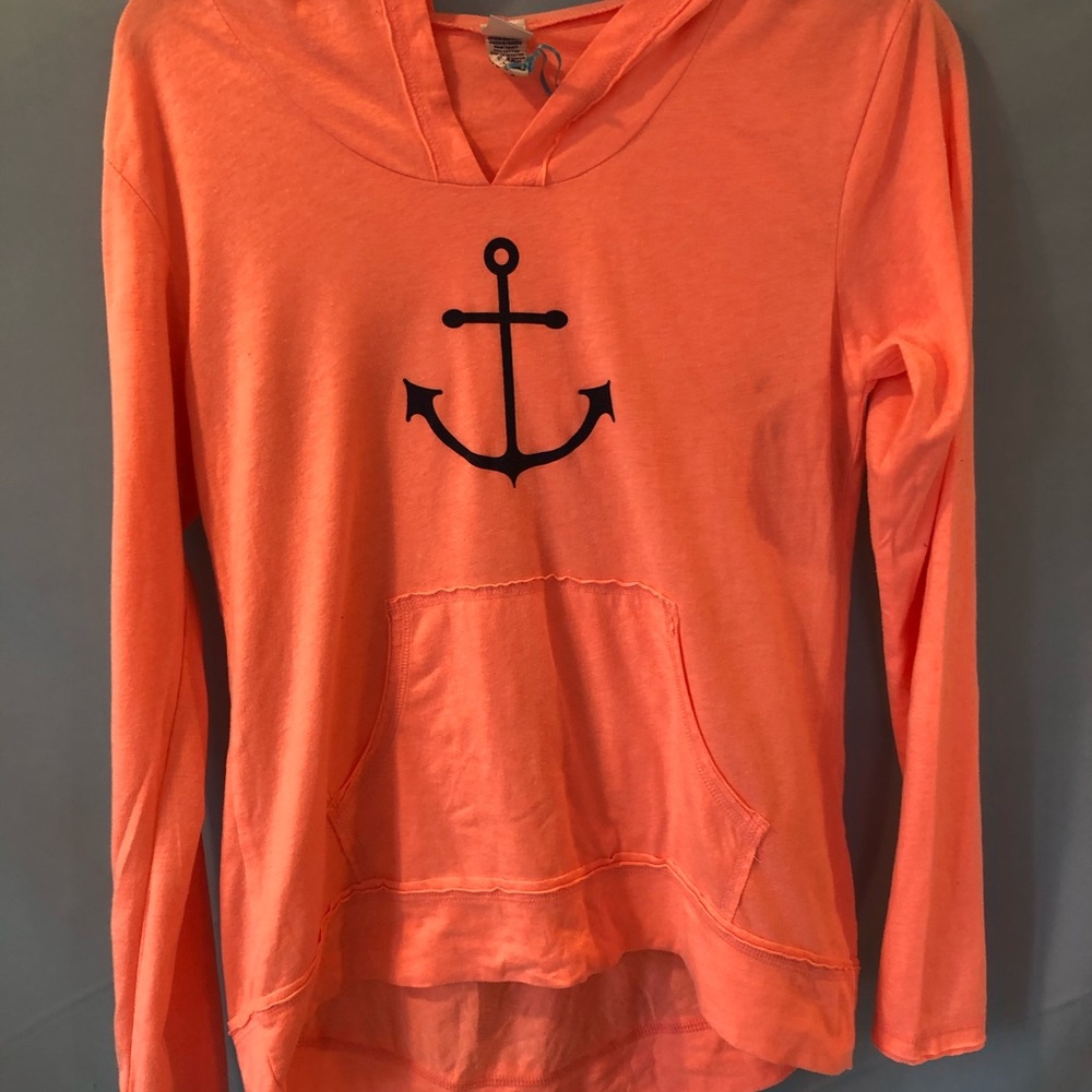 Peachy pink beach top or long sleeve T